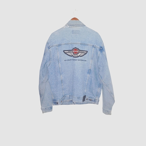 Harley Davidson Jean Jacket - Picture 2 of 8